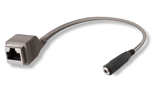 StudioHub RJ45 Female naar één Mini-Jack Female 20cm adapter