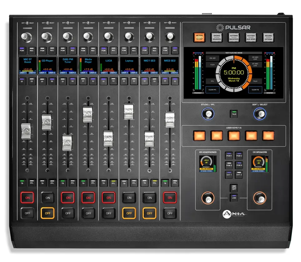 Axia Pulsar Main Tabletop - 8 Faders