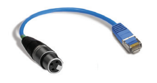 [ADAPTM-XLRFS] Angry Audio RJ45 male to one XLR3 Female 15cm adapter