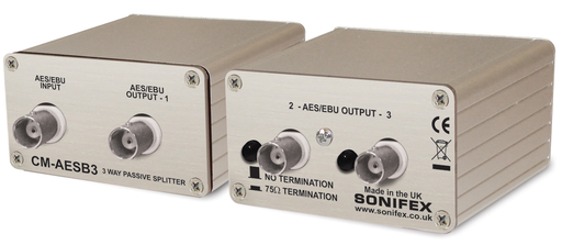 Sonifex CM-AESB3 audio distributie passief BNC