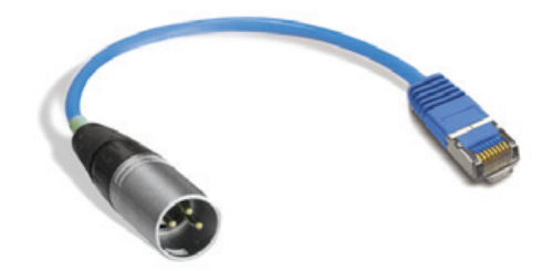 [ADAPTM-XLRMS] Angry Audio RJ45 male to one XLR3 male 15cm adapter