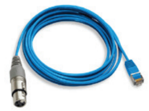 [CABLE-XLRFS] StudioHub RJ45 Male to one XLR3 Female 1,8m adapter cable