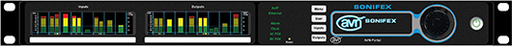 [AVN-PM8D] Sonifex AVN-PM8D 8 Stereo Analoge Lijn Inputs & Outputs, AES67 Display Portal