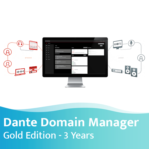 Audinate Dante Domain Manager - Gold - 3 years