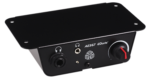 AeroAudio HP AMP Dante/AES67 - Headphone Amplifier Dante/AES67 with PoE (table mount)